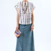 LOLLYS LAUNDRY Cream Dot Top