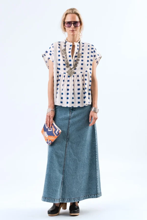 LOLLYS LAUNDRY Cream Dot Top