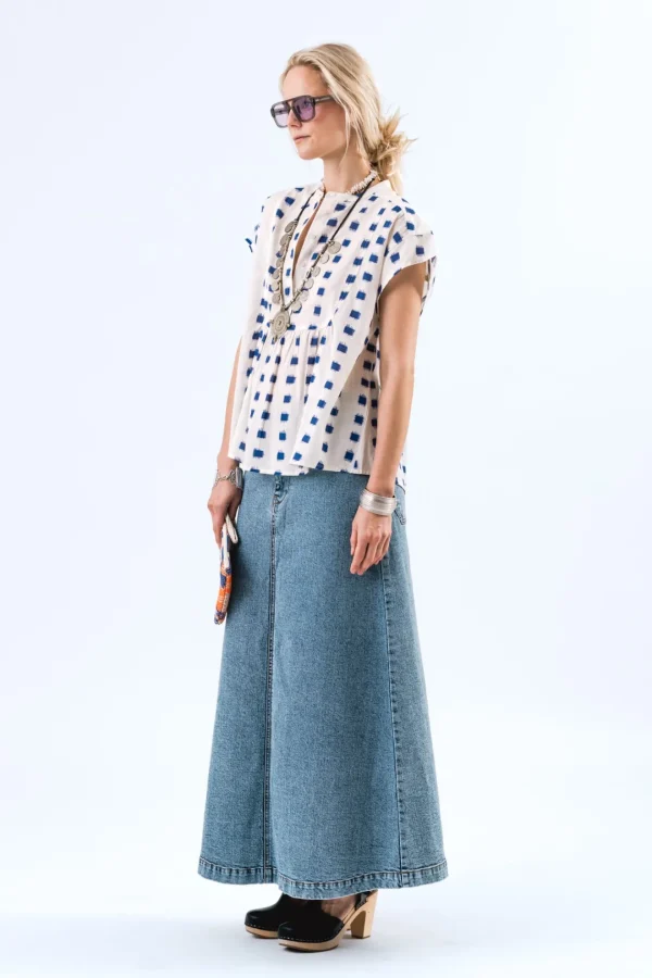 LOLLYS LAUNDRY Cream Dot Top