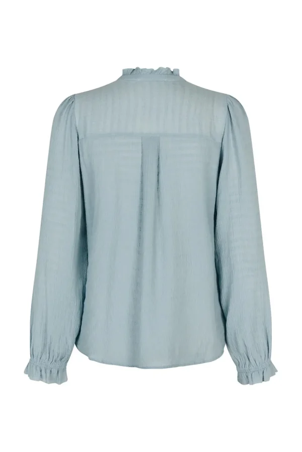LOLLY'S LAUNDRY Dusty Blue Blouse