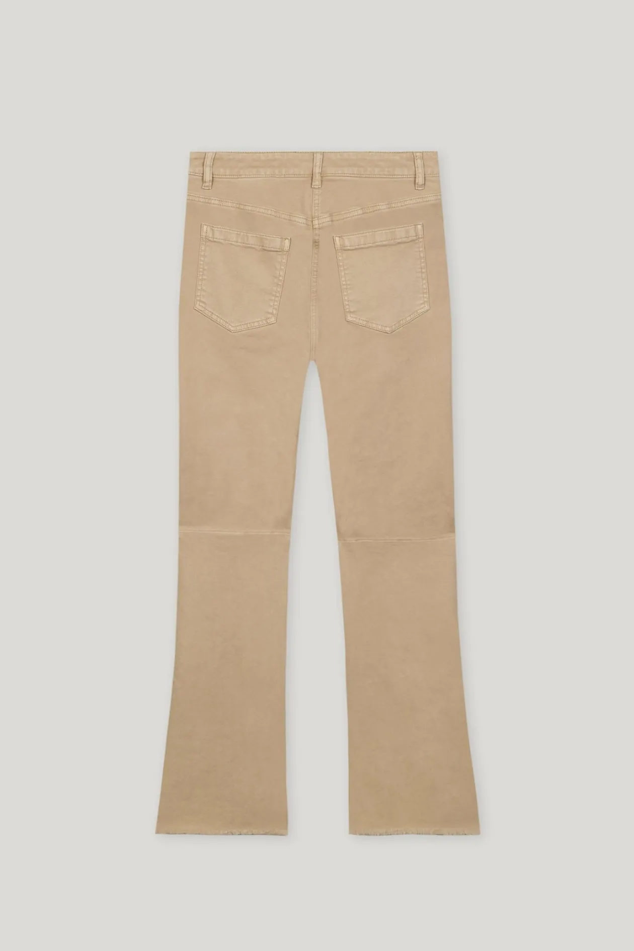 luisa_cerano_beige_baby_f_5.webp LUISA CERANO Beige Baby Flare Jeans