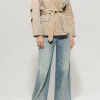 LUISA CERANO Beige Trench Coat