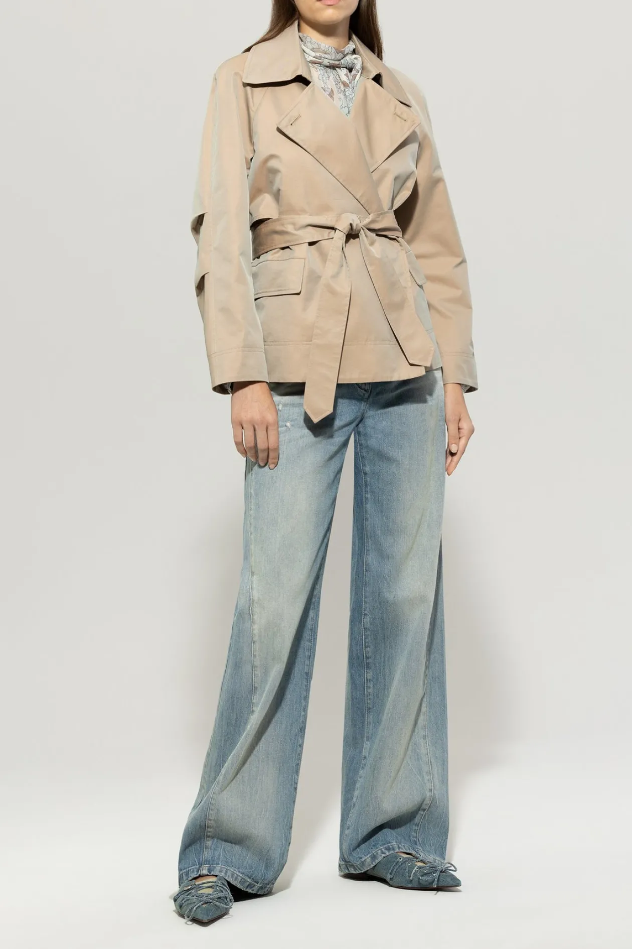 luisa_cerano_beige_trench_0.webp LUISA CERANO Beige Trench Coat
