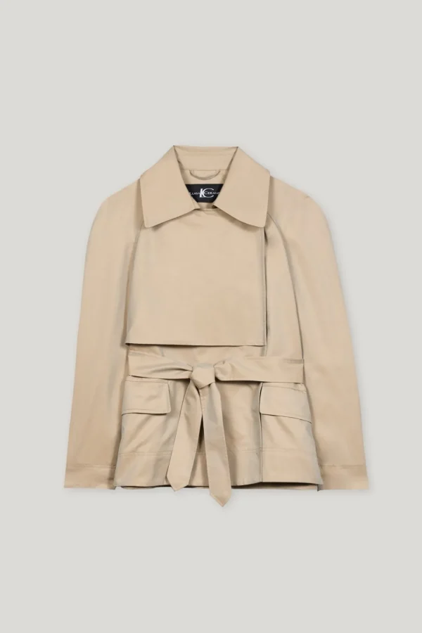 LUISA CERANO Beige Trench Coat