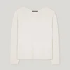 LUISA CERANO Cream Sweater