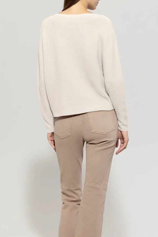 LUISA CERANO Cream Sweater