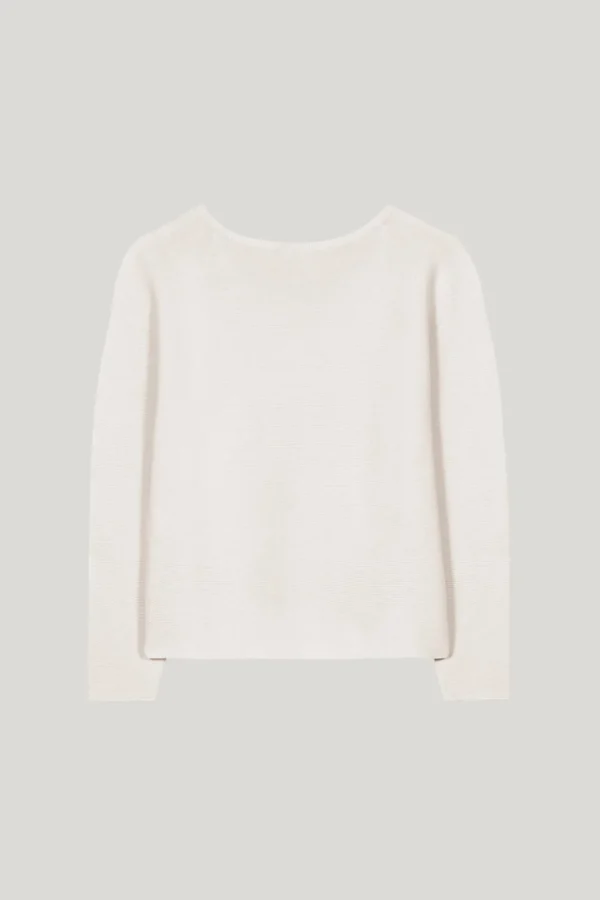 LUISA CERANO Cream Sweater
