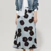 LUISA CERANO Floral Print Skirt