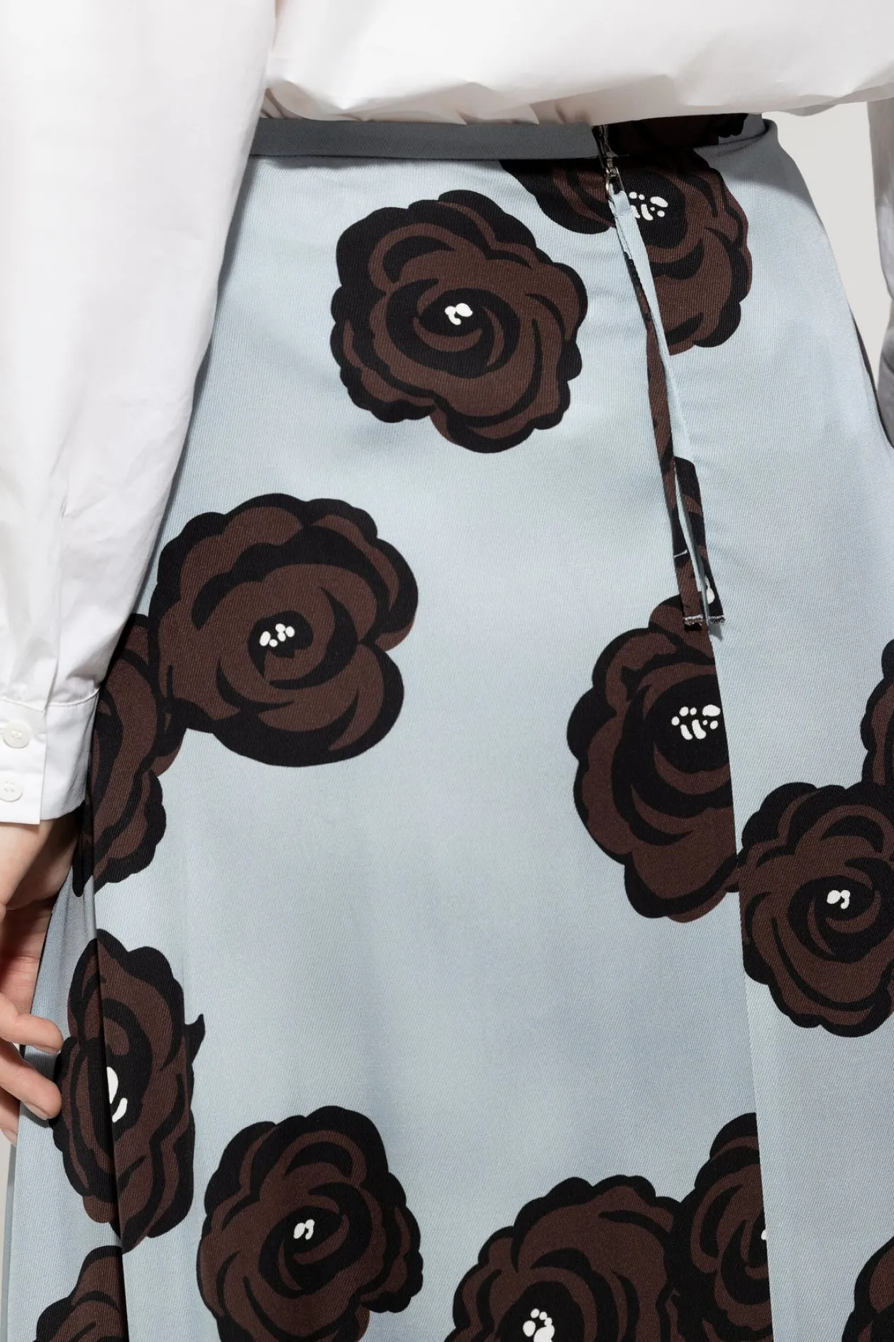 luisa_cerano_floral_print_2.webp LUISA CERANO Floral Print Skirt