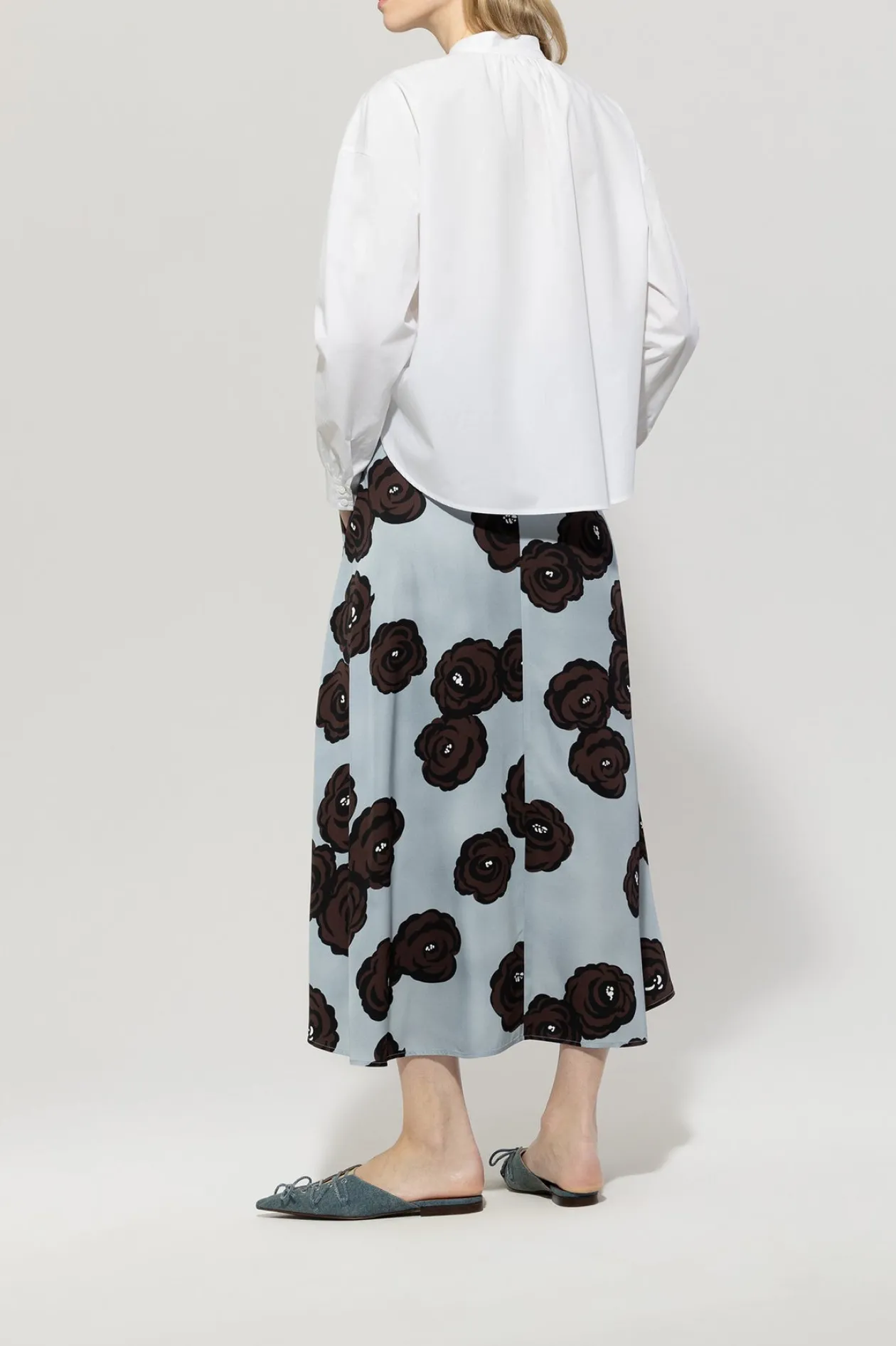 luisa_cerano_floral_print_3.webp LUISA CERANO Floral Print Skirt