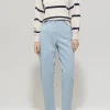 LUISA CERANO Light Blue Loose-Leg Jeans