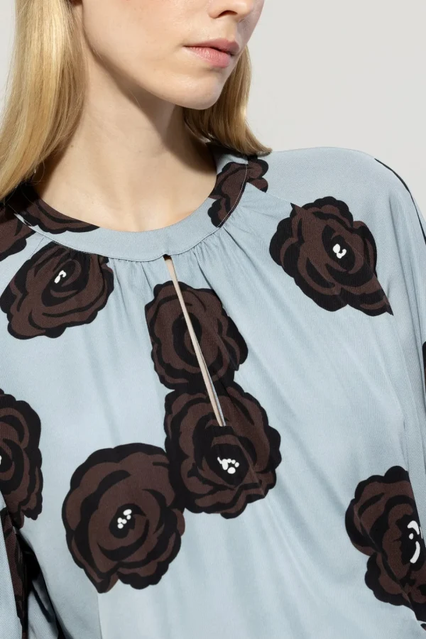 LUISA CERANO Maxi Dress With Flower Print