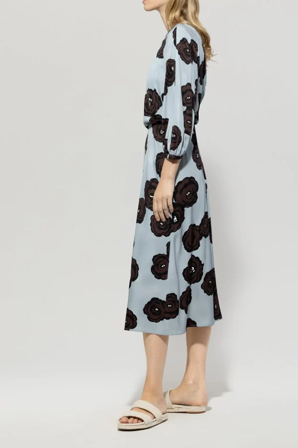 LUISA CERANO Maxi Dress With Flower Print