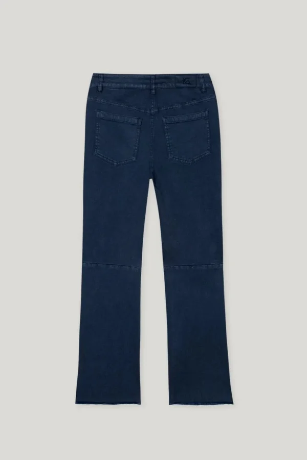 LUISA CERANO Navy Baby Flare Jeans