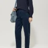 LUISA CERANO Navy Loose-Leg Jeans