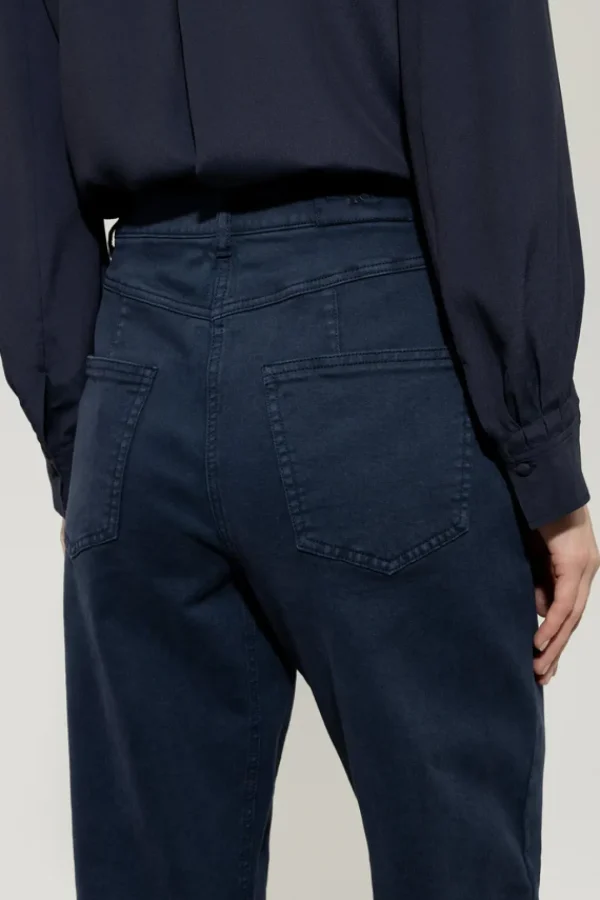 LUISA CERANO Navy Loose-Leg Jeans