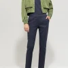 LUISA CERANO Navy Stretch Pant