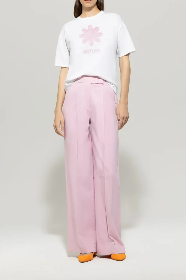 LUISA CERANO T-shirt With Flower