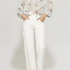 LUISA CERANO Tunic blouse with floral print