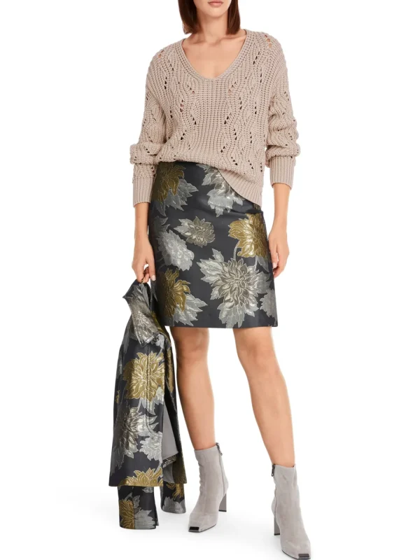 MARC CAIN Beige Knitted Jumper