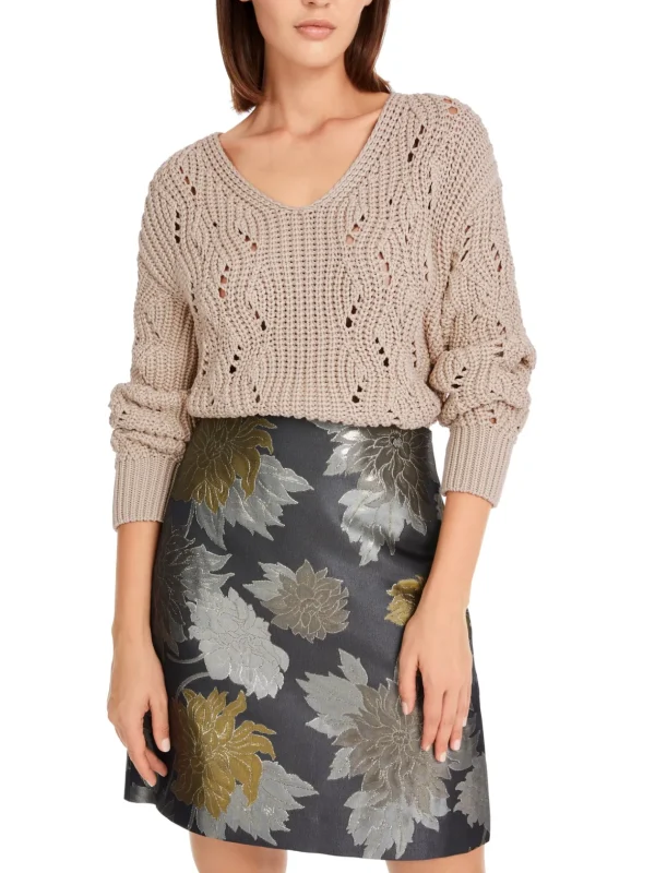 MARC CAIN Beige Knitted Jumper
