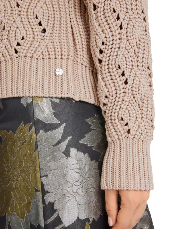 MARC CAIN Beige Knitted Jumper