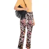MARC CAIN Black Trousers with Butterfly pattern
