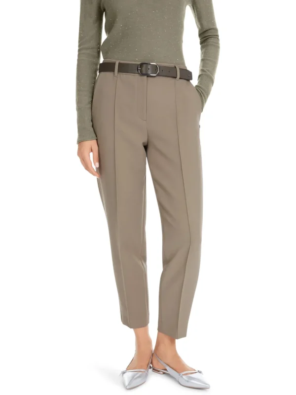 MARC CAIN Brown Cropped Length Trousers