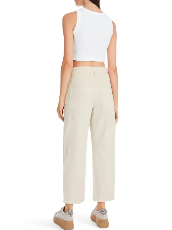 MARC CAIN Cream Cropped Trousers