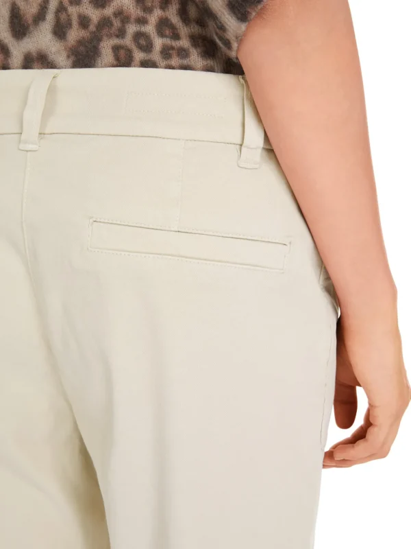 MARC CAIN Cream Fitted Trousers