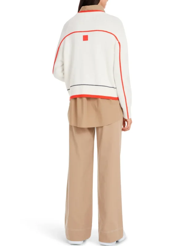 MARC CAIN Cream Heart Sweater