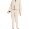 MARC CAIN Cream Jacket With Leopard Print