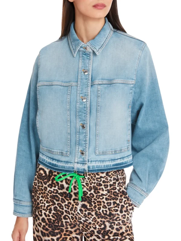 MARC CAIN Cropped Demin Jacket