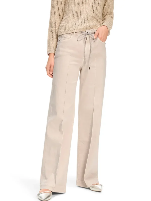 MARC CAIN Deep Pearl Wide Leg Jeans