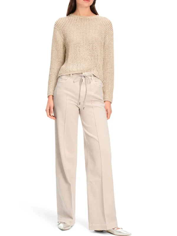 MARC CAIN Deep Pearl Wide Leg Jeans