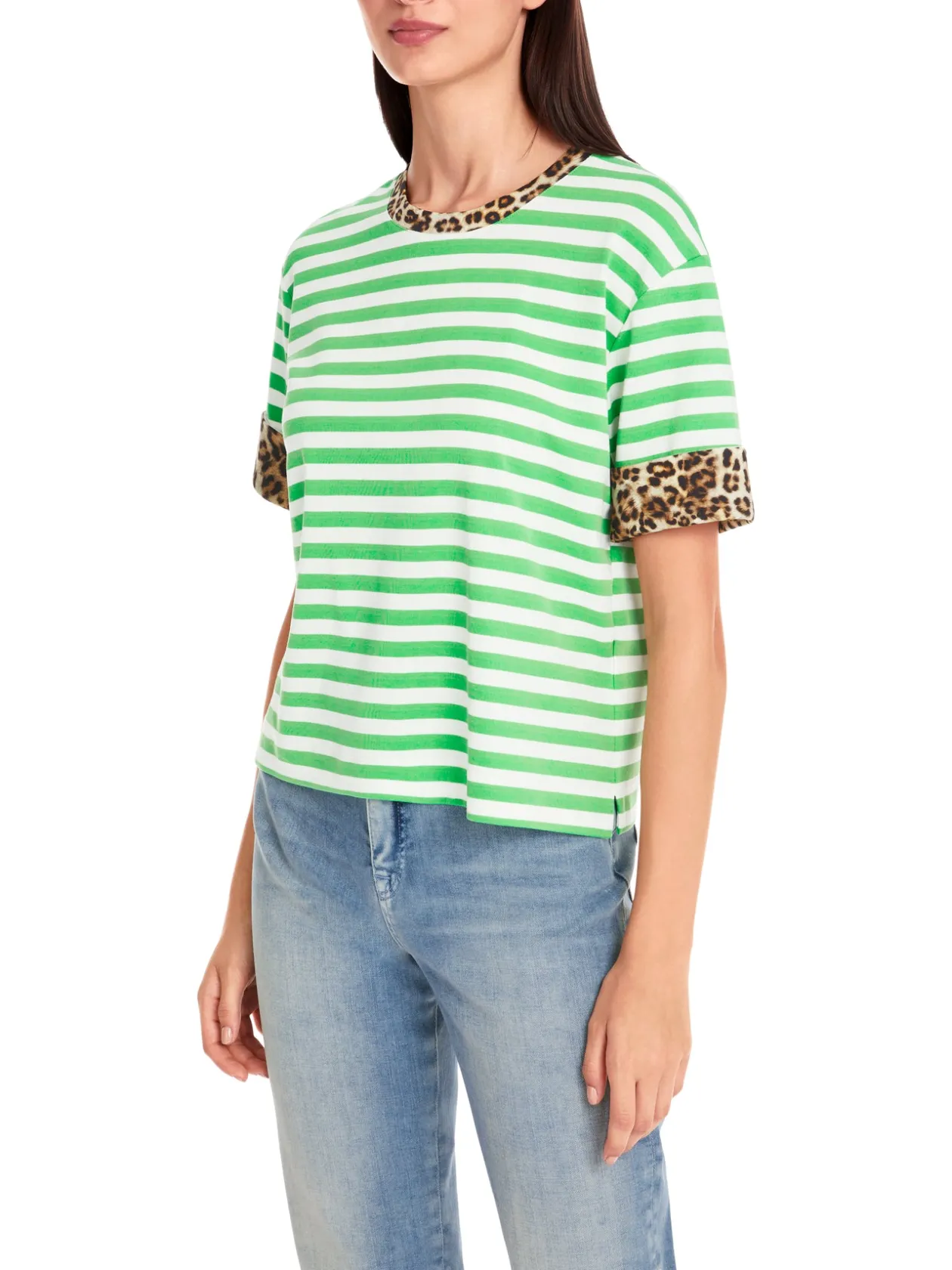 marc_cain_green_stipe_tsh_2-1.webp MARC CAIN Green Stipe t-Shirt