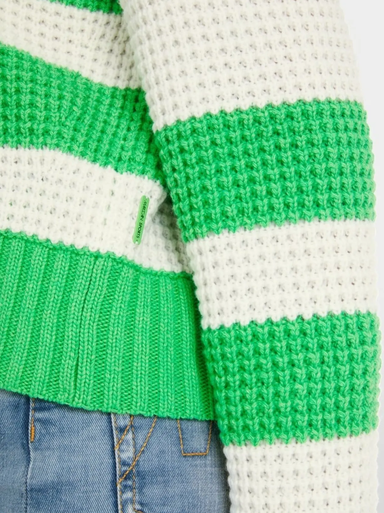 marc_cain_green_stripe_ju_4.webp MARC CAIN Green Stripe Jumper