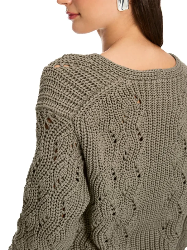 MARC CAIN Khaki Green Sweater