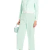 MARC CAIN Mint Check Cardigan