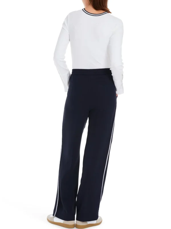 MARC CAIN Navy Pull-Up Trousers