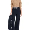 MARC CAIN Navy Tie Trousers