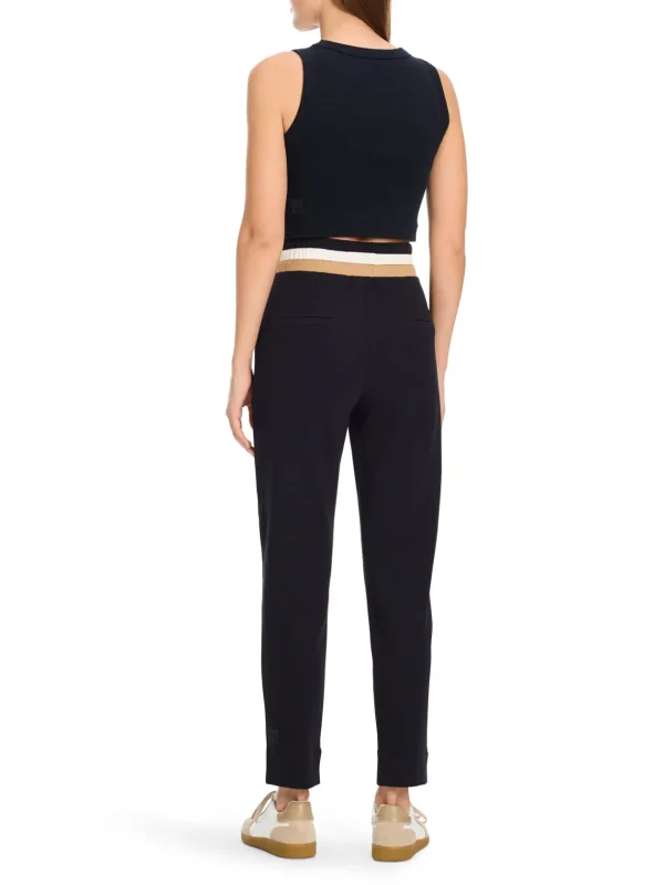 MARC CAIN Navy Trousers