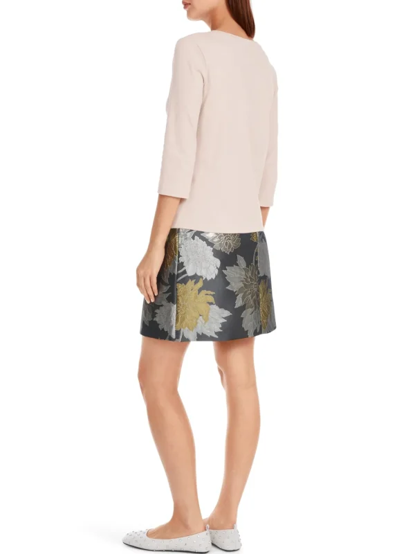 MARC CAIN Pink t-Shirt with rhinestones