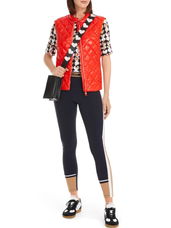 MARC CAIN Red Puffer Vest