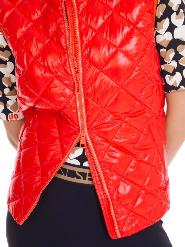 MARC CAIN Red Puffer Vest