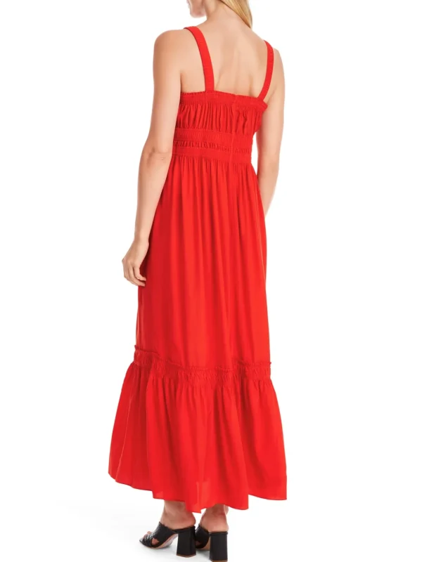 MARC CAIN Red Summer Dress