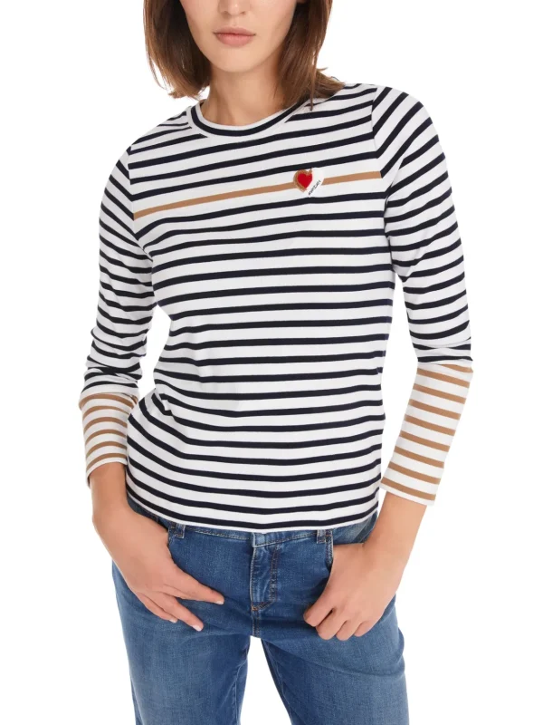 MARC CAIN Striped T-shirt