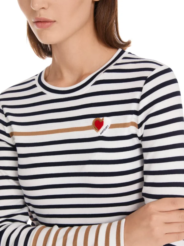 MARC CAIN Striped T-shirt