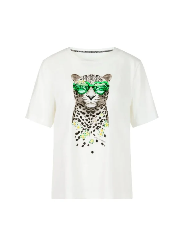 MARC CAIN White t-Shirt With Graphic