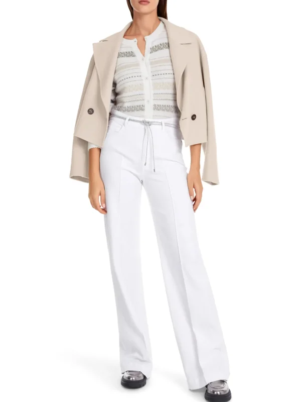 MARC CAIN White Wide Jeans